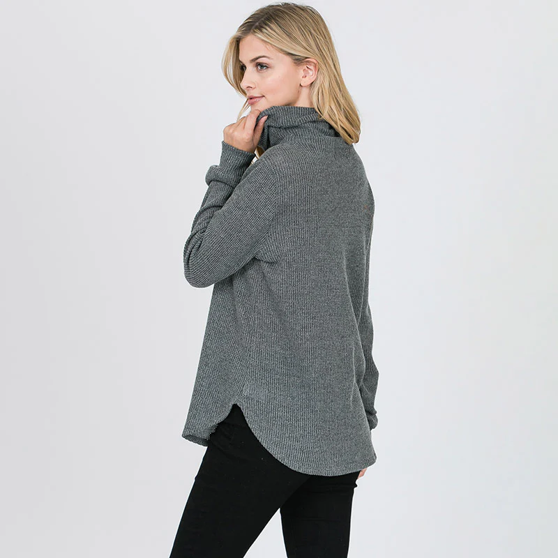 Harley Rib Knit Jumper Olive - Image 9