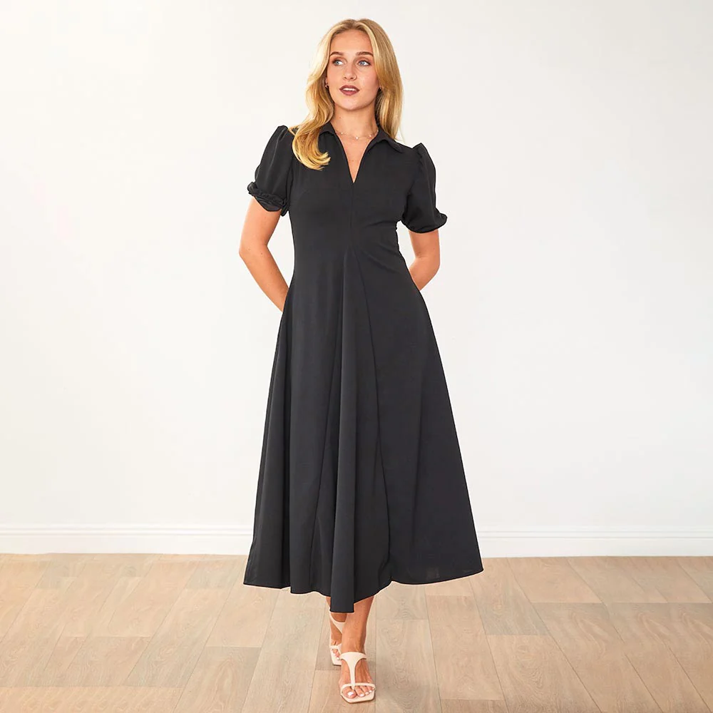 Hazel Dress (Black) - Image 11