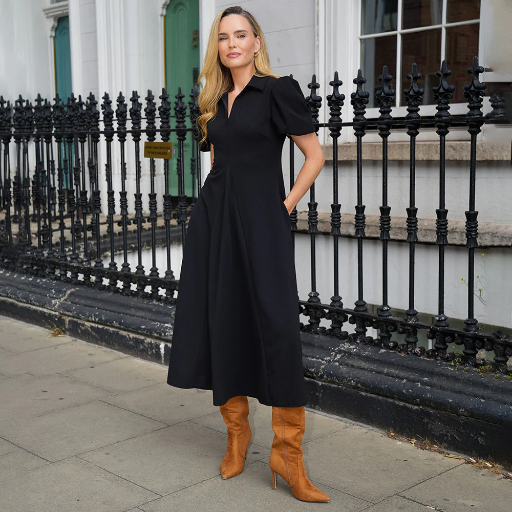 Hazel Dress (Black) - Image 5
