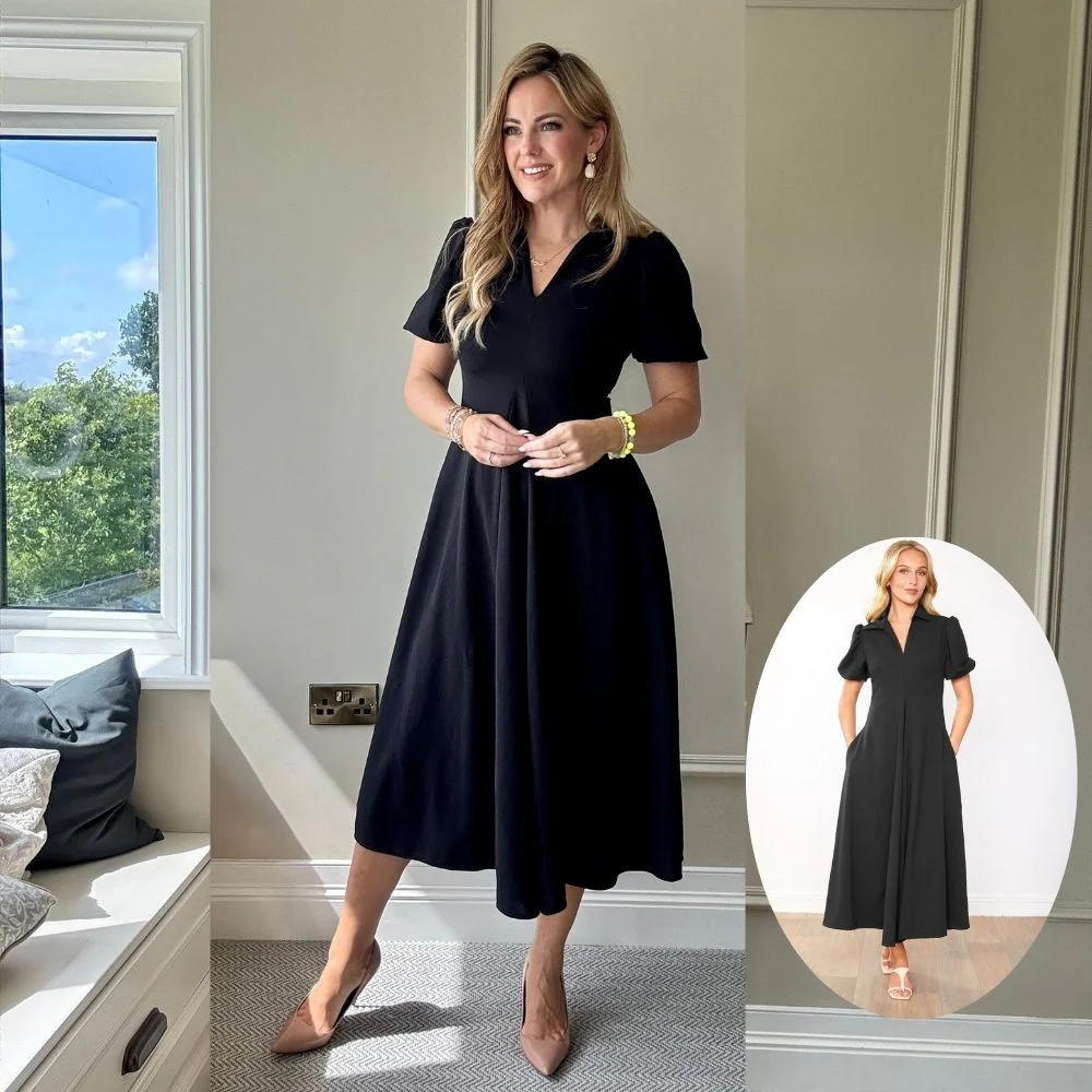 Hazel Dress (Black) - Image 8
