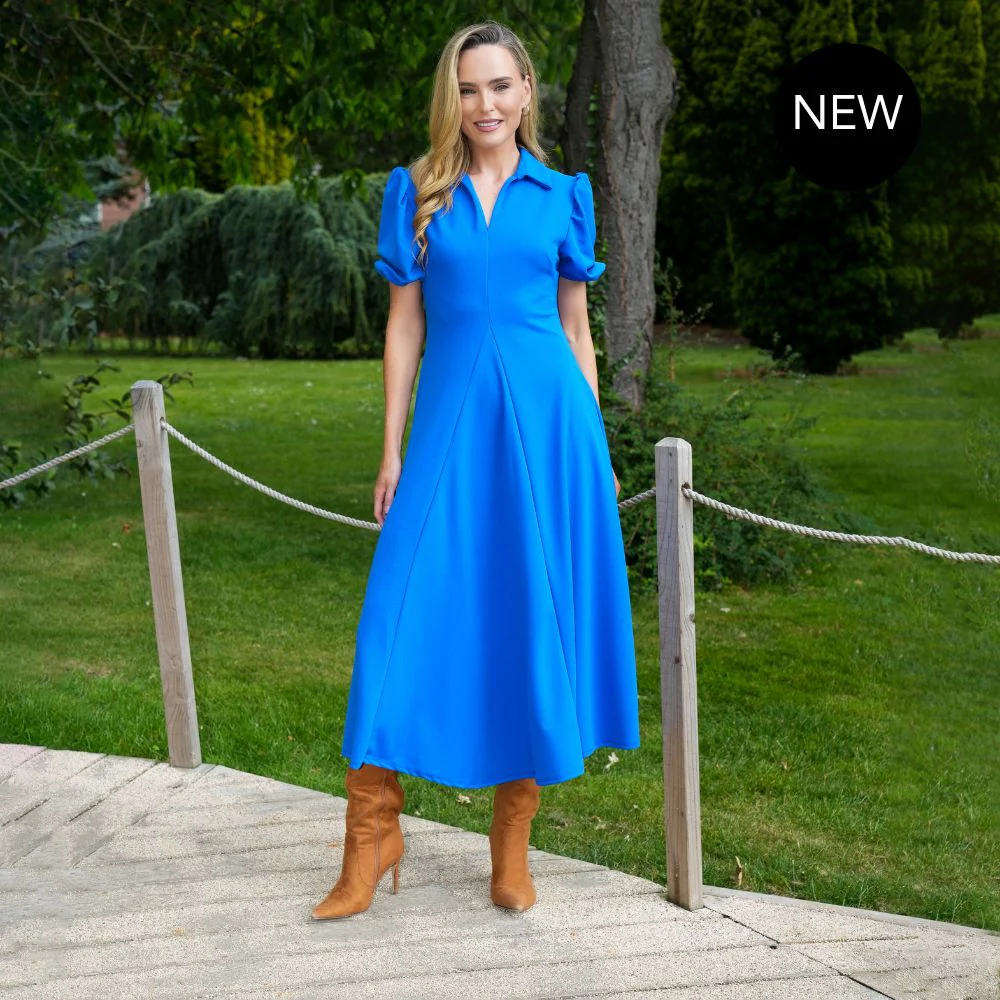 Hazel Dress (Cobalt) - Image 6