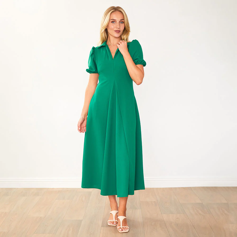 Hazel Dress (Green) - Image 8