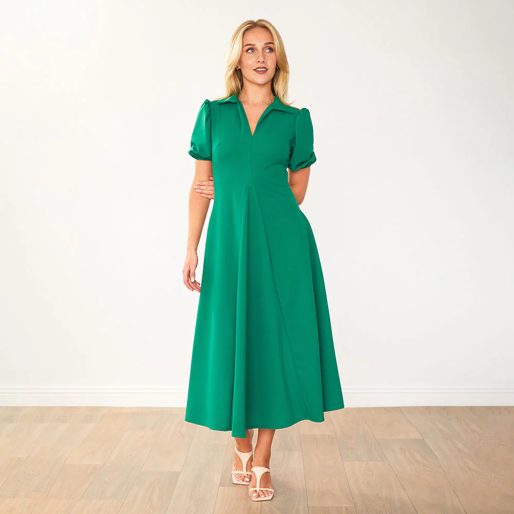 Hazel Dress (Green) - Image 9