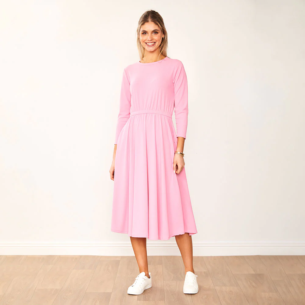 Heidi Dress (Pink) - Image 6