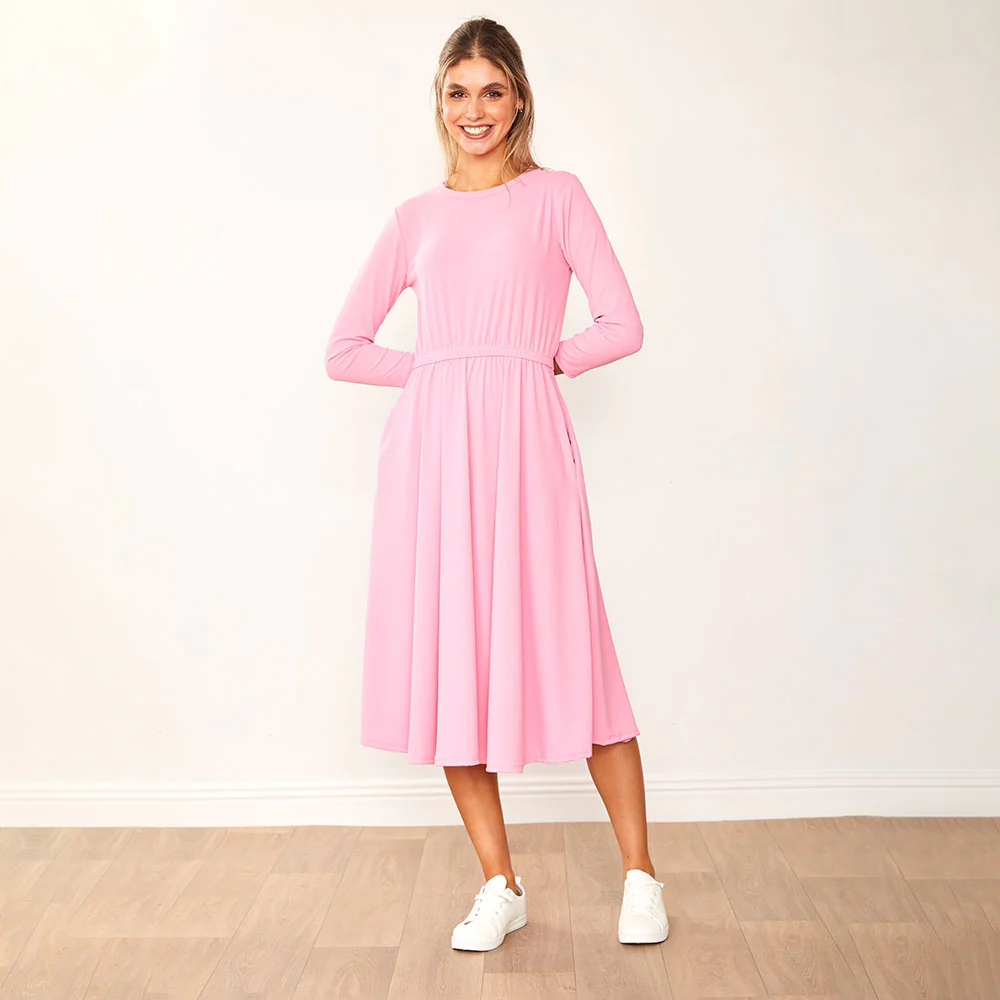 Heidi Dress (Pink) - Image 8