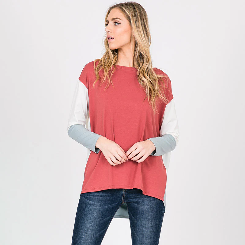 Hillary High Low Top Brick - Image 3