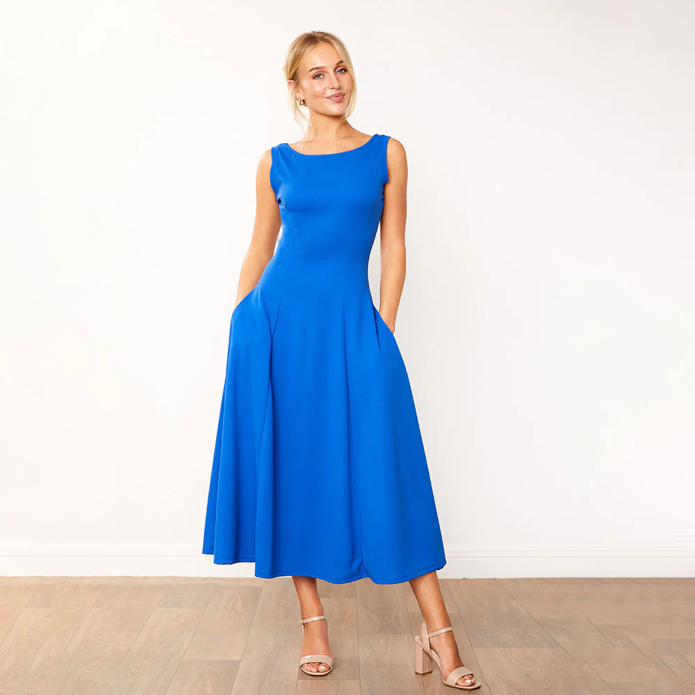 Hollie Dress (Blue) - Image 3