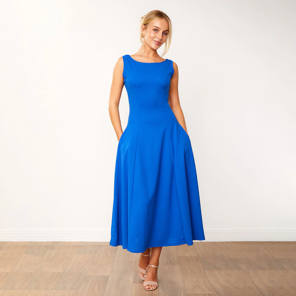 Hollie Dress (Blue) - Image 4