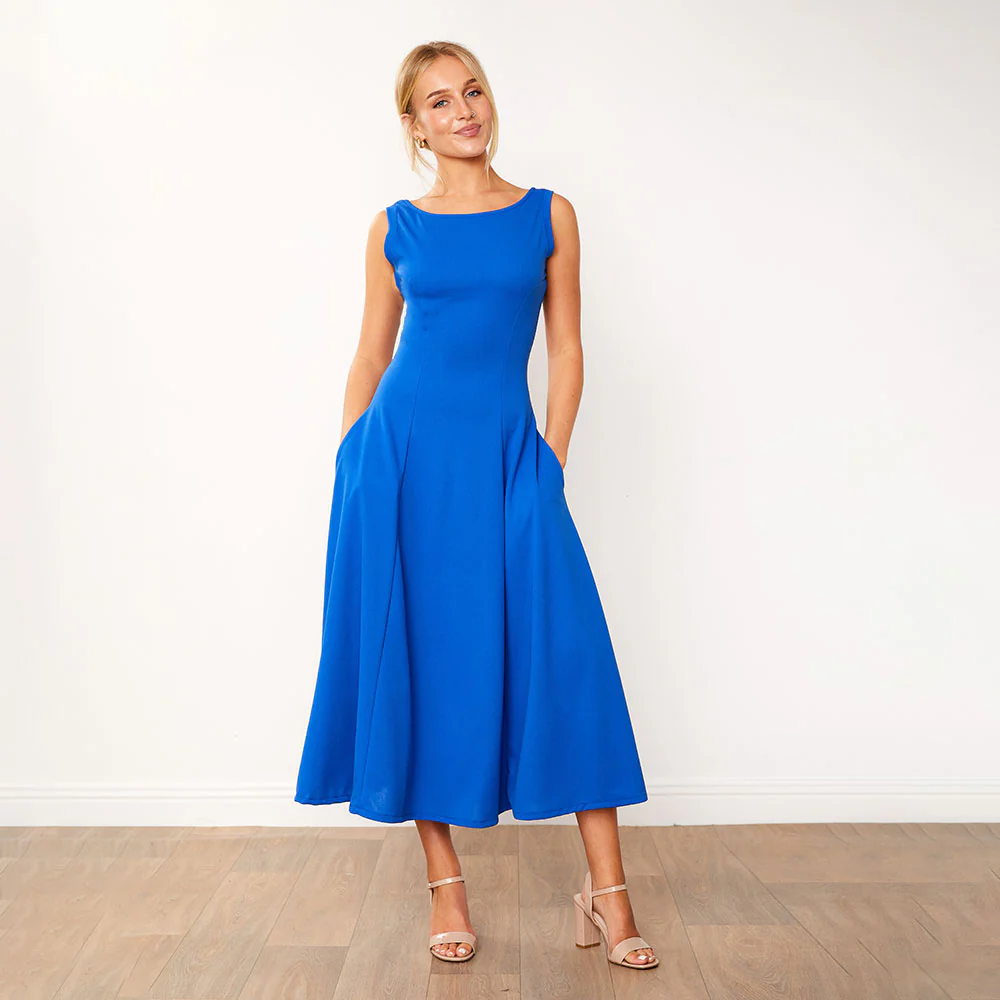 Hollie Dress (Blue) - Image 5