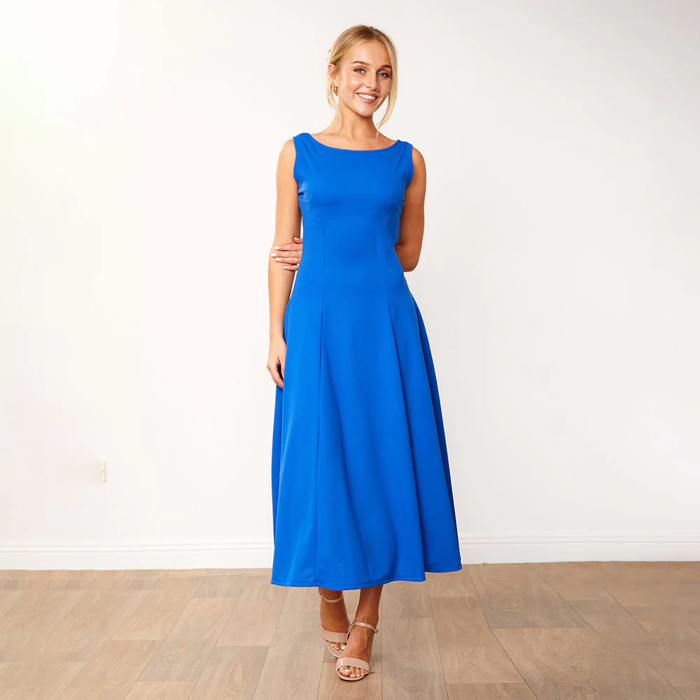 Hollie Dress (Blue) - Image 7