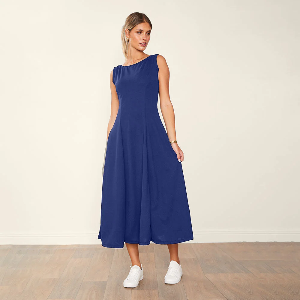 Hollie Dress (Navy) - Image 10