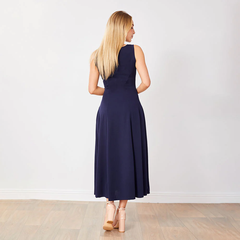 Hollie Dress (Navy) - Image 2