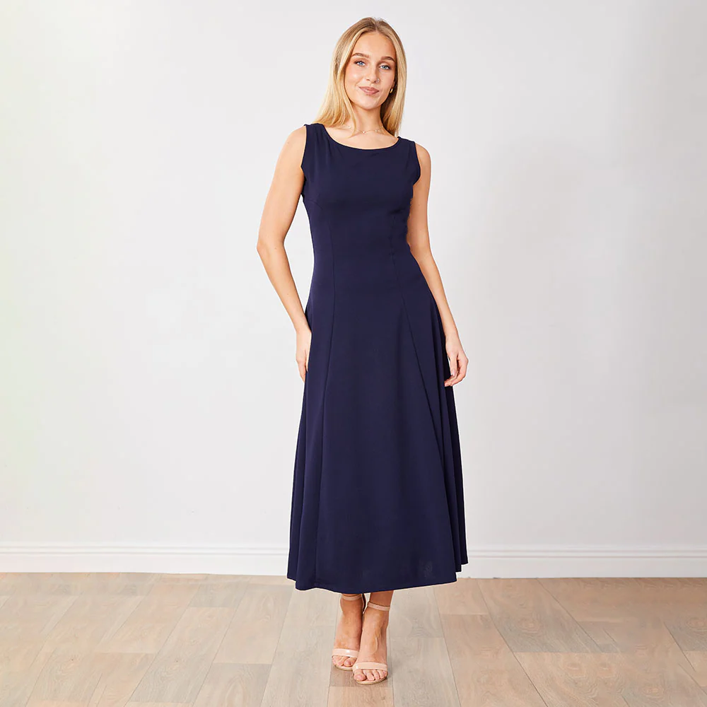 Hollie Dress (Navy) - Image 6