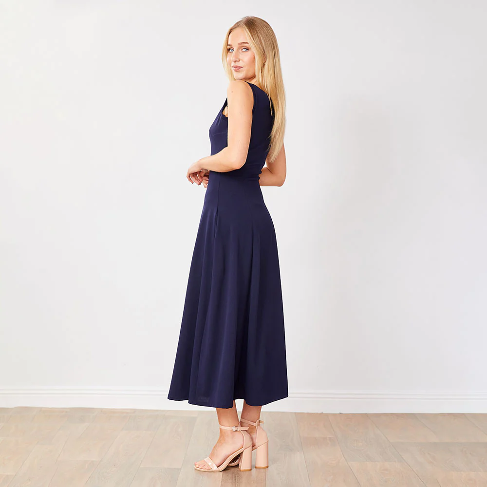 Hollie Dress (Navy) - Image 8
