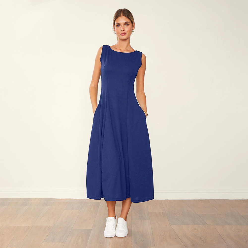 Hollie Dress (Navy) - Image 9