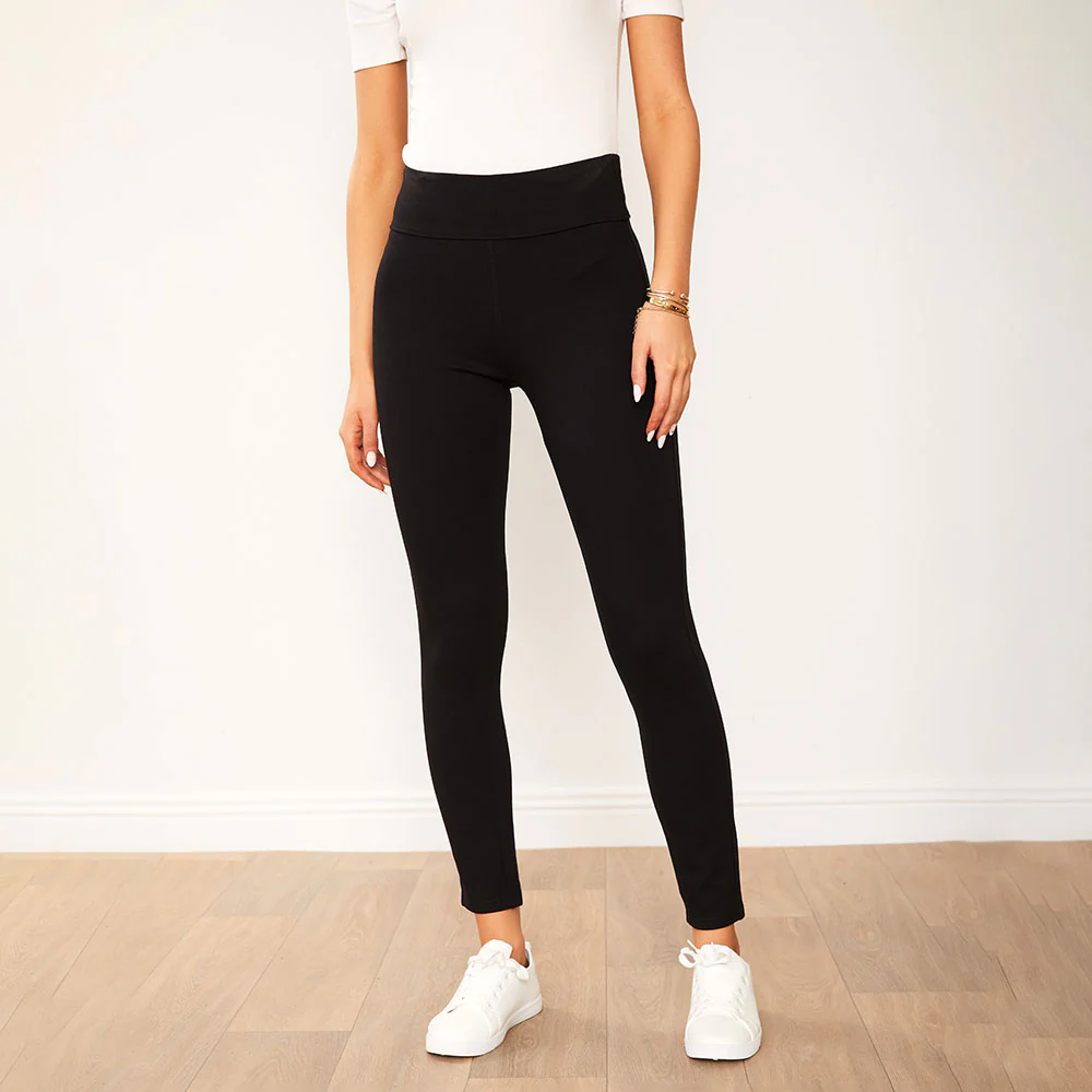 Holly Stretch Spandex Leggings (Black) - Image 20