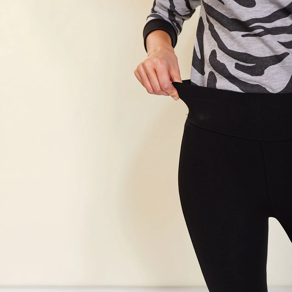 Holly Stretch Spandex Leggings (Black) - Image 30
