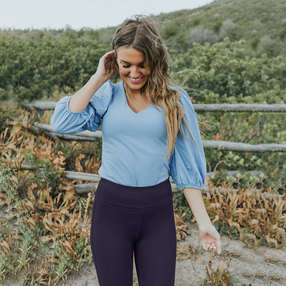 Holly Stretch Spandex Leggings (Navy) - Image 13
