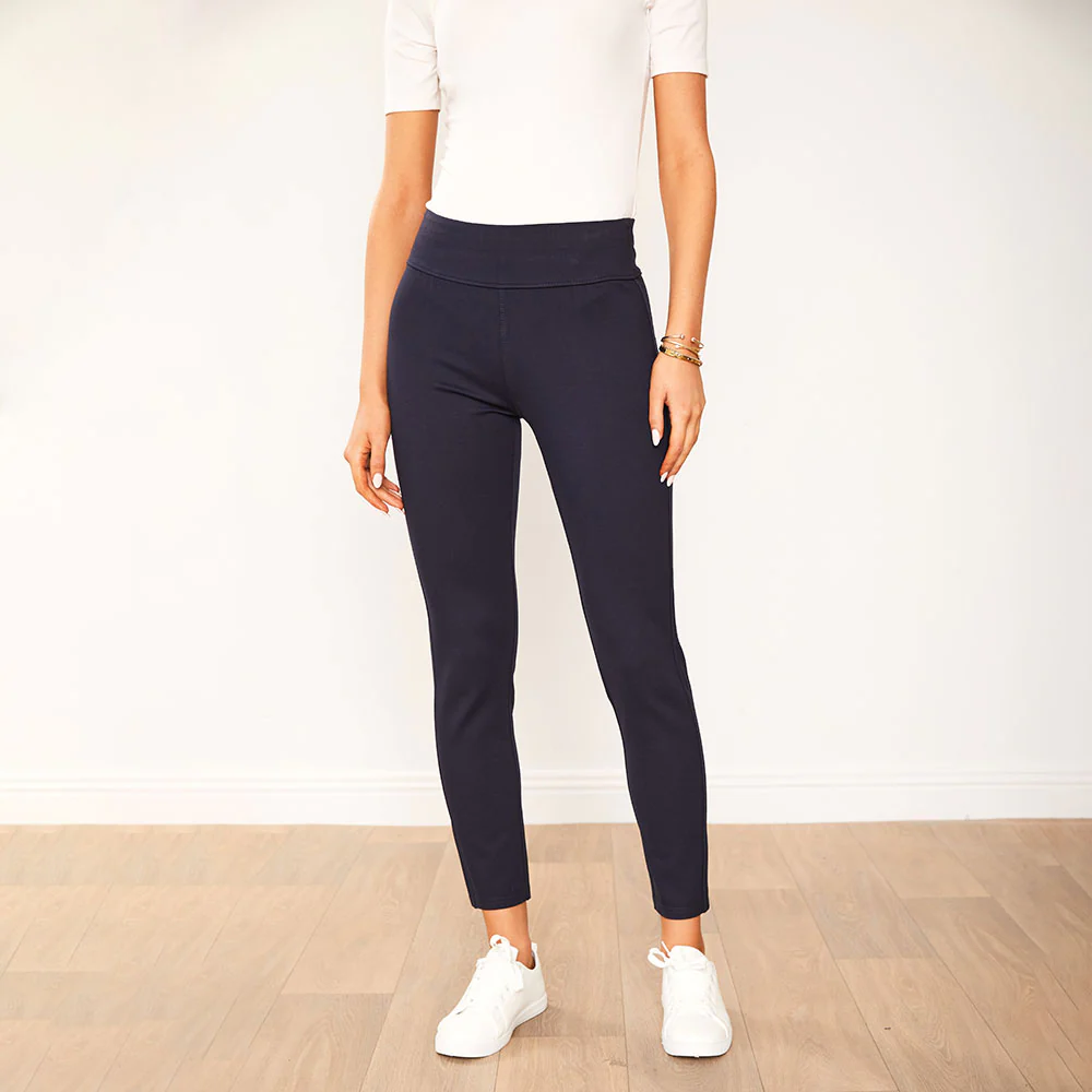 Holly Stretch Spandex Leggings (Navy) - Image 4