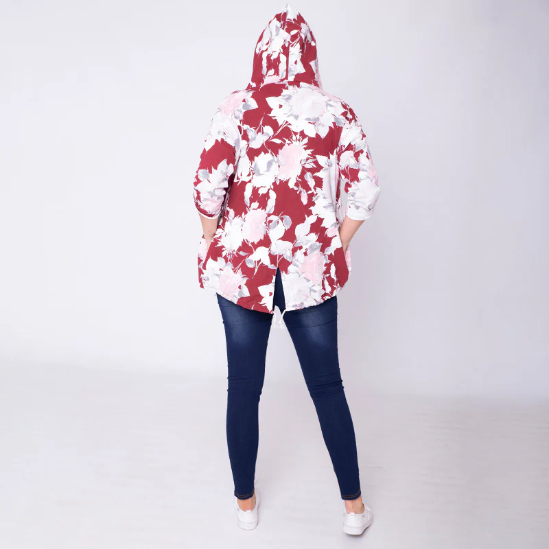 Farah Floral Hoody Red - Image 10
