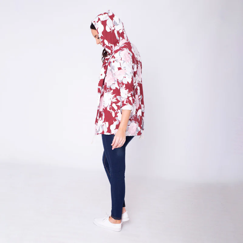 Farah Floral Hoody Red - Image 11
