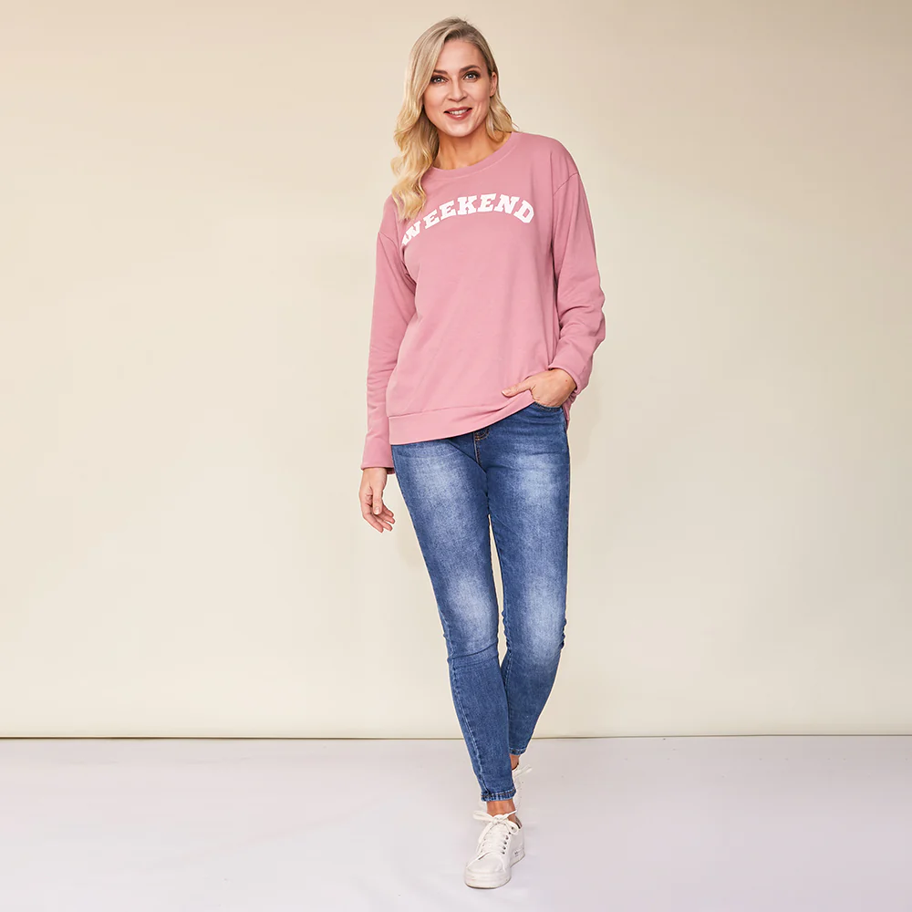 Hudson Sweatshirt (Pink) - Image 2