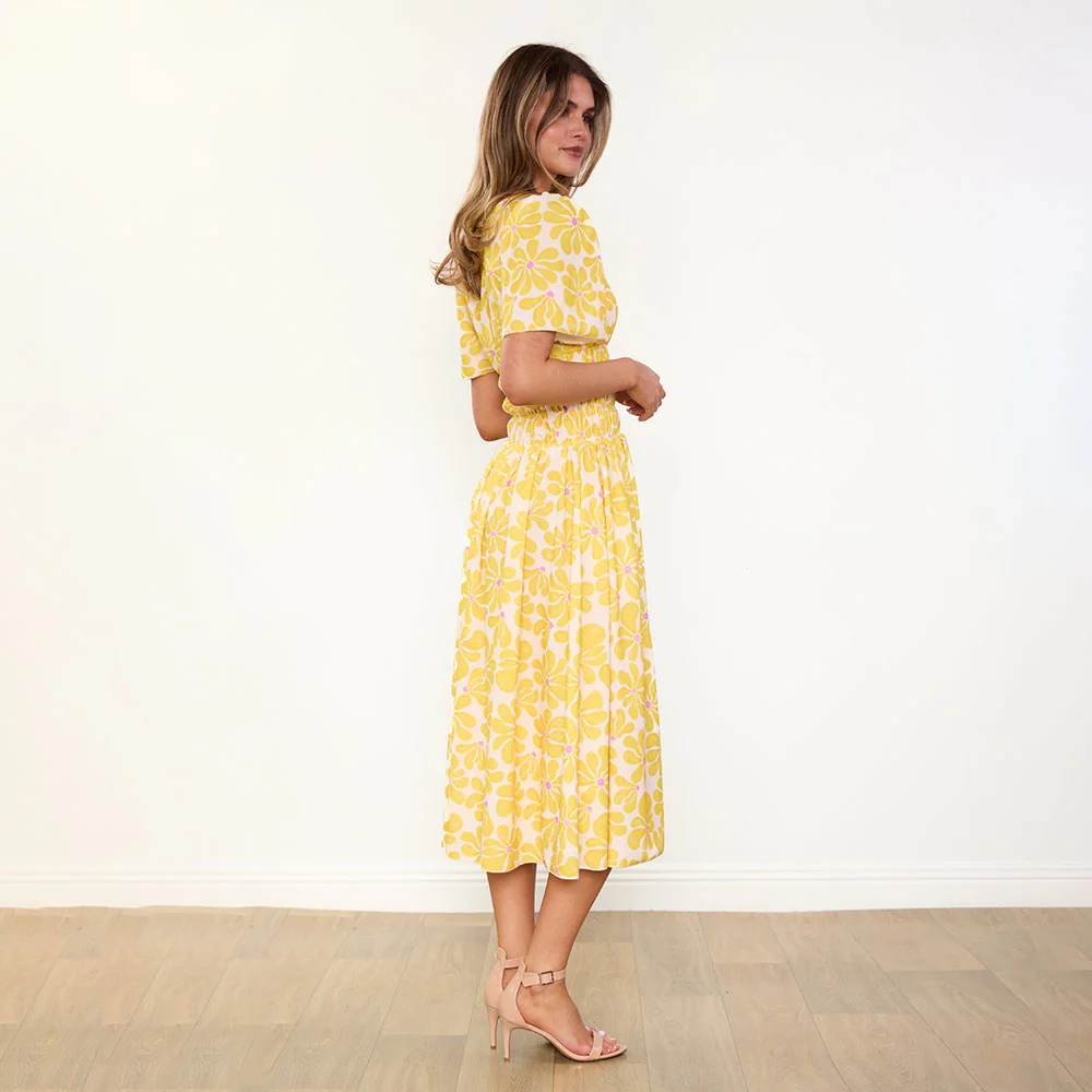 Iris Dress (Yellow Daisy) - Image 13