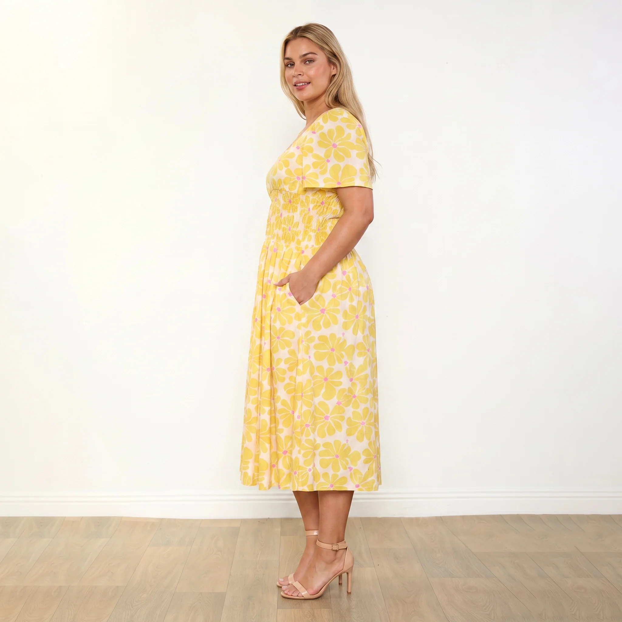 Iris Dress (Yellow Daisy) - Image 16