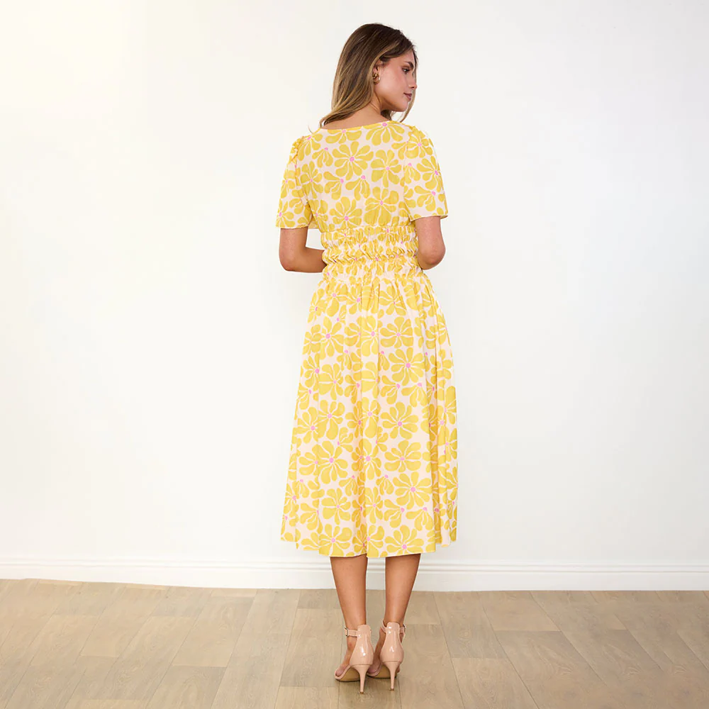 Iris Dress (Yellow Daisy) - Image 15