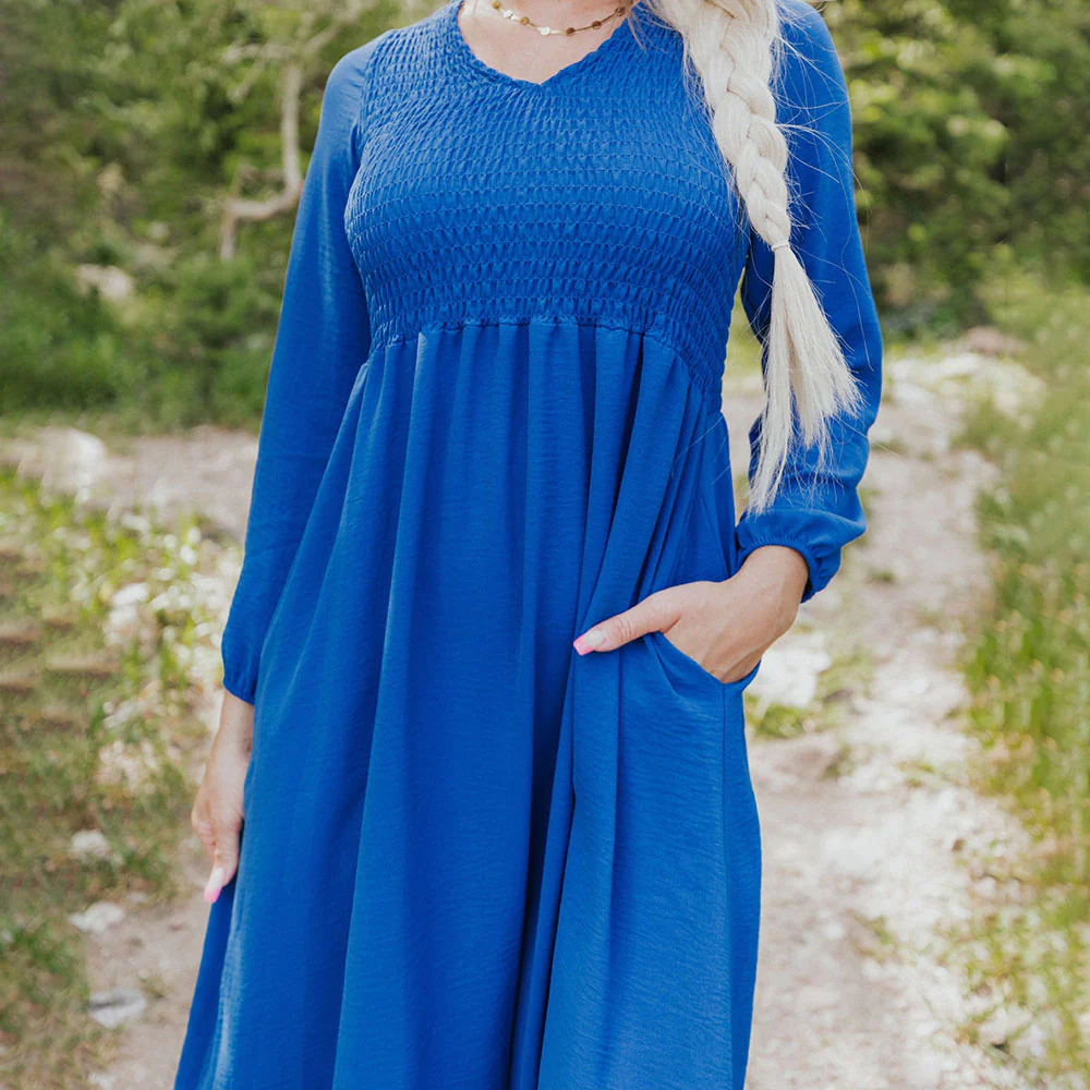 Isabelle Dress (Blue) - Image 3