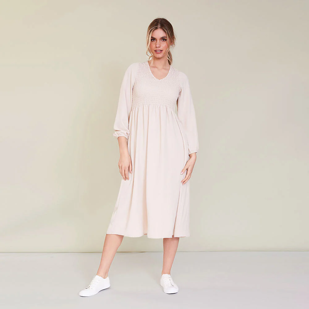 Isabelle Dress (Cream) - Image 2