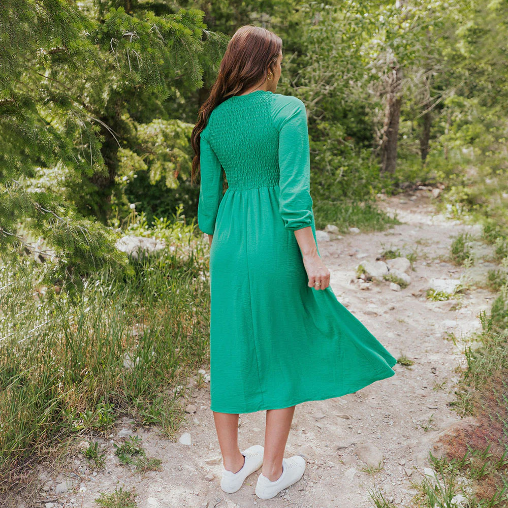 Isabelle Dress (Green) - Image 4