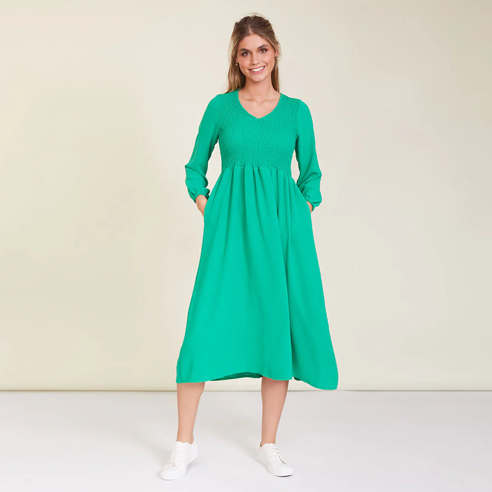 Isabelle Dress (Green) - Image 6