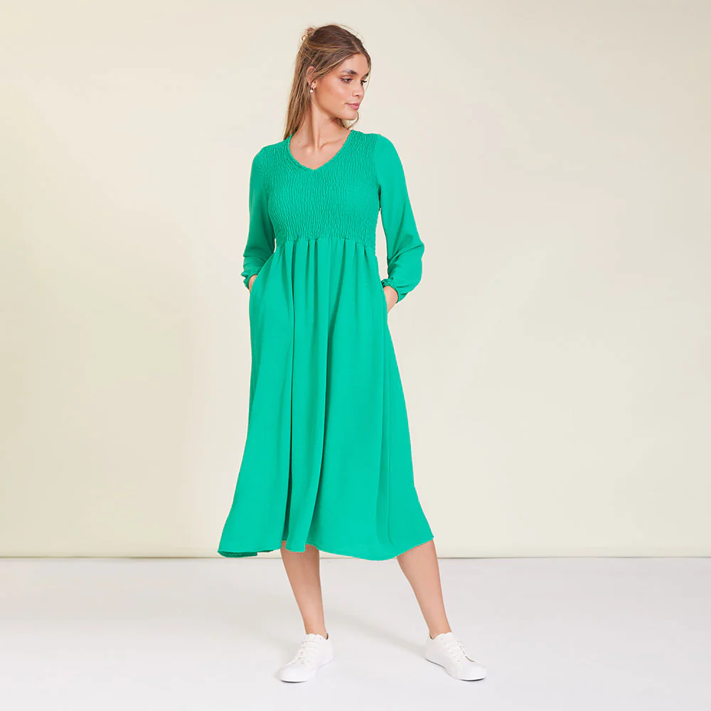 Isabelle Dress (Green) - Image 7