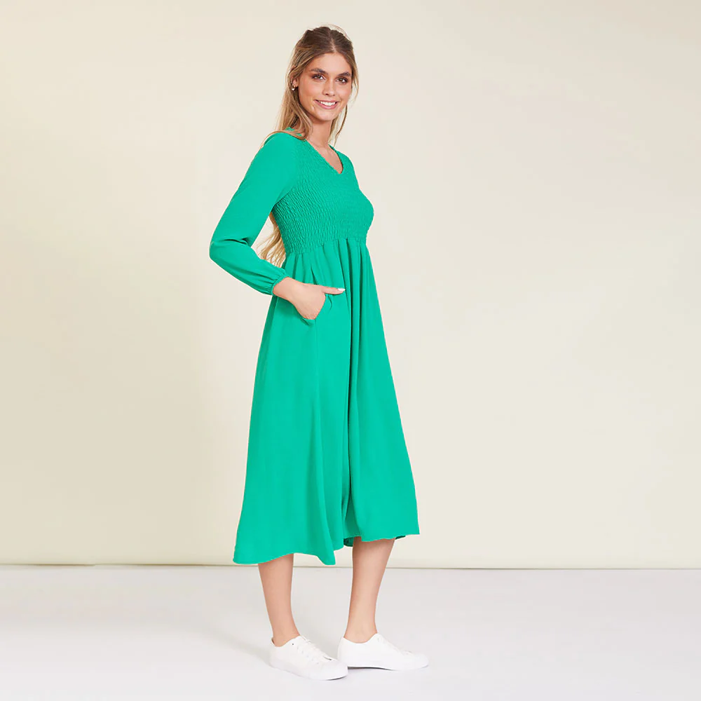 Isabelle Dress (Green) - Image 9