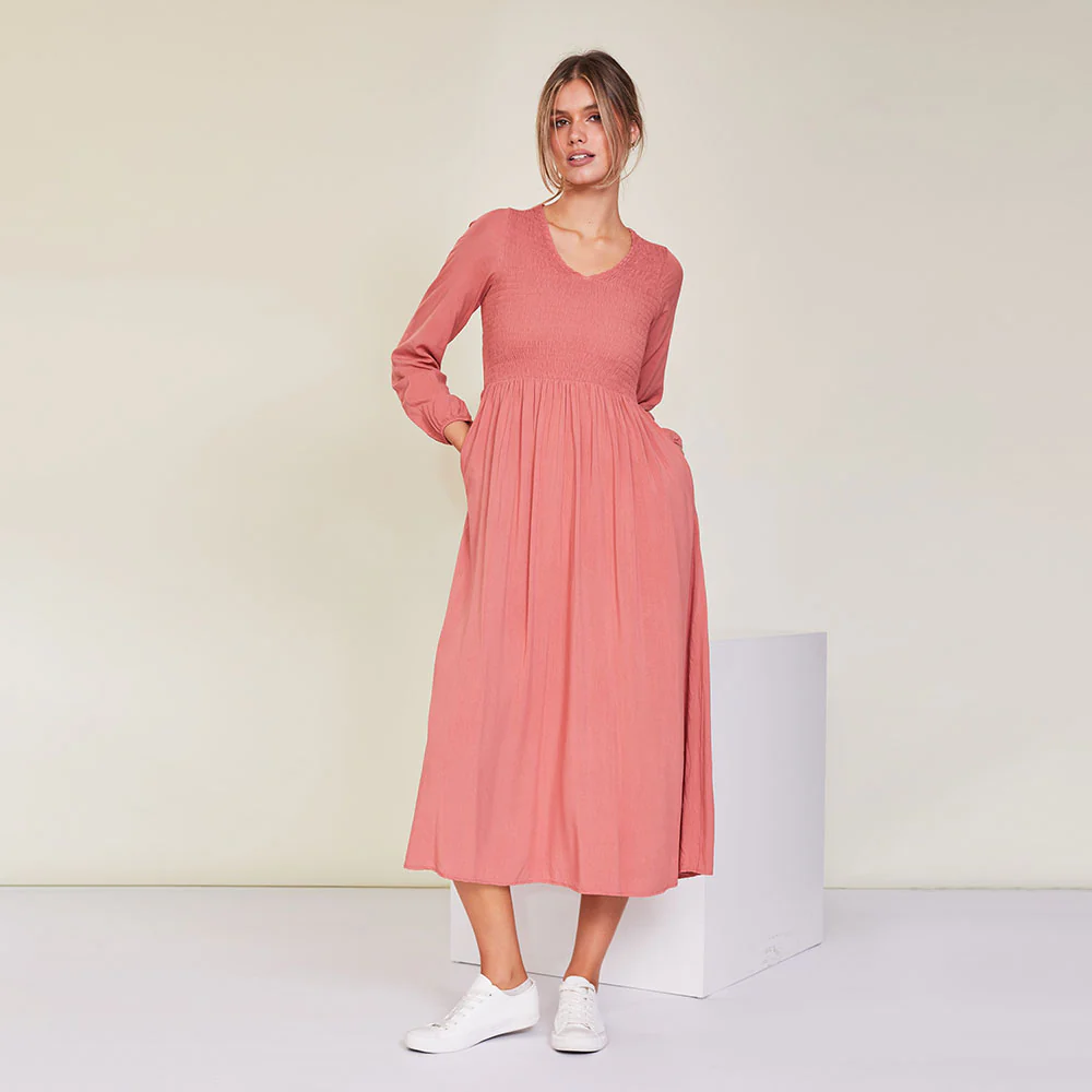 Isabelle Dress (Vintage Rose) - Image 3