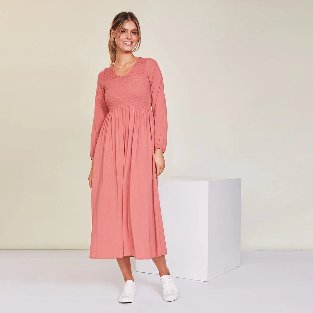 Isabelle Dress (Vintage Rose) - Image 4