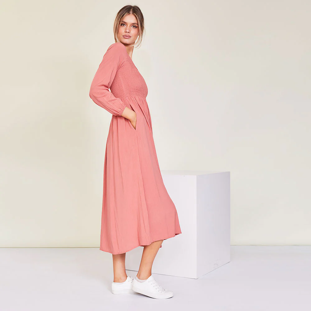 Isabelle Dress (Vintage Rose) - Image 6