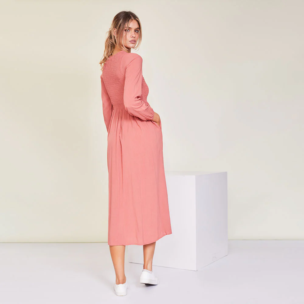 Isabelle Dress (Vintage Rose) - Image 7