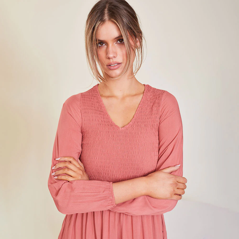 Isabelle Dress (Vintage Rose) - Image 9