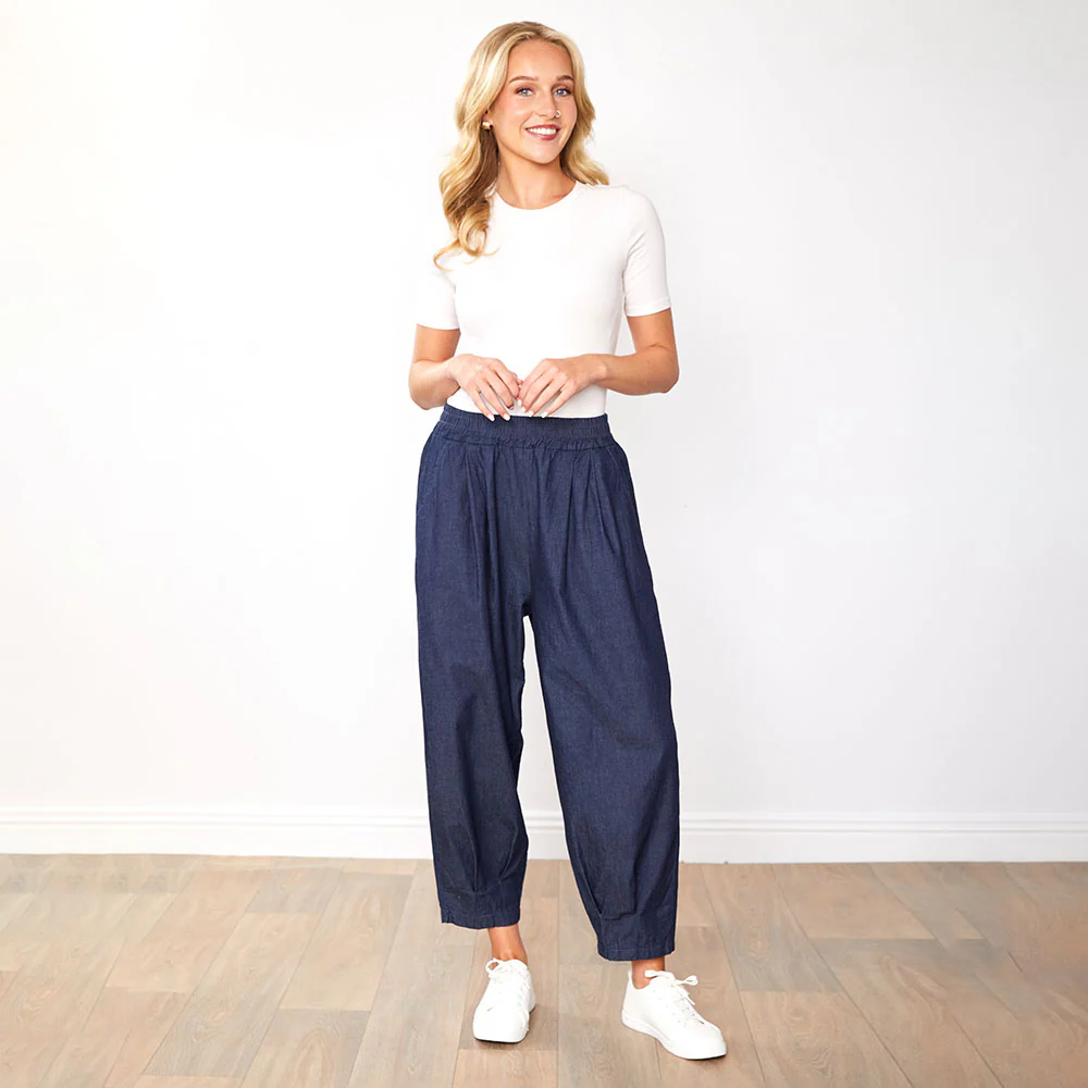 Ivy Trousers (Denim Blue) - Image 3