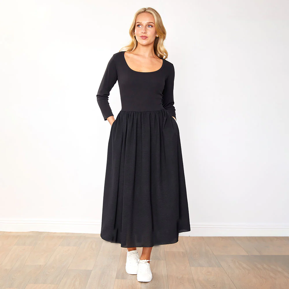 Jackie Dress (Black) - Image 11