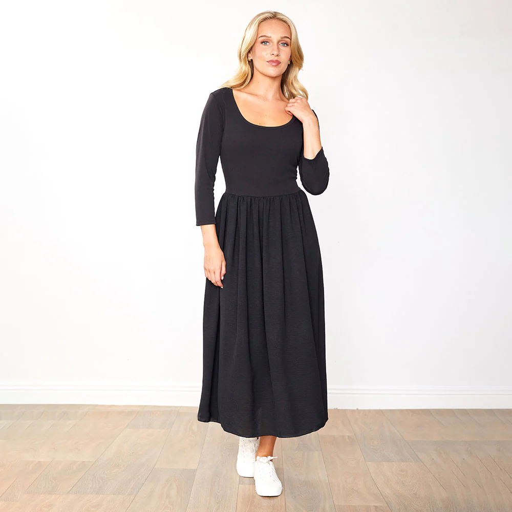 Jackie Dress (Black) - Image 3