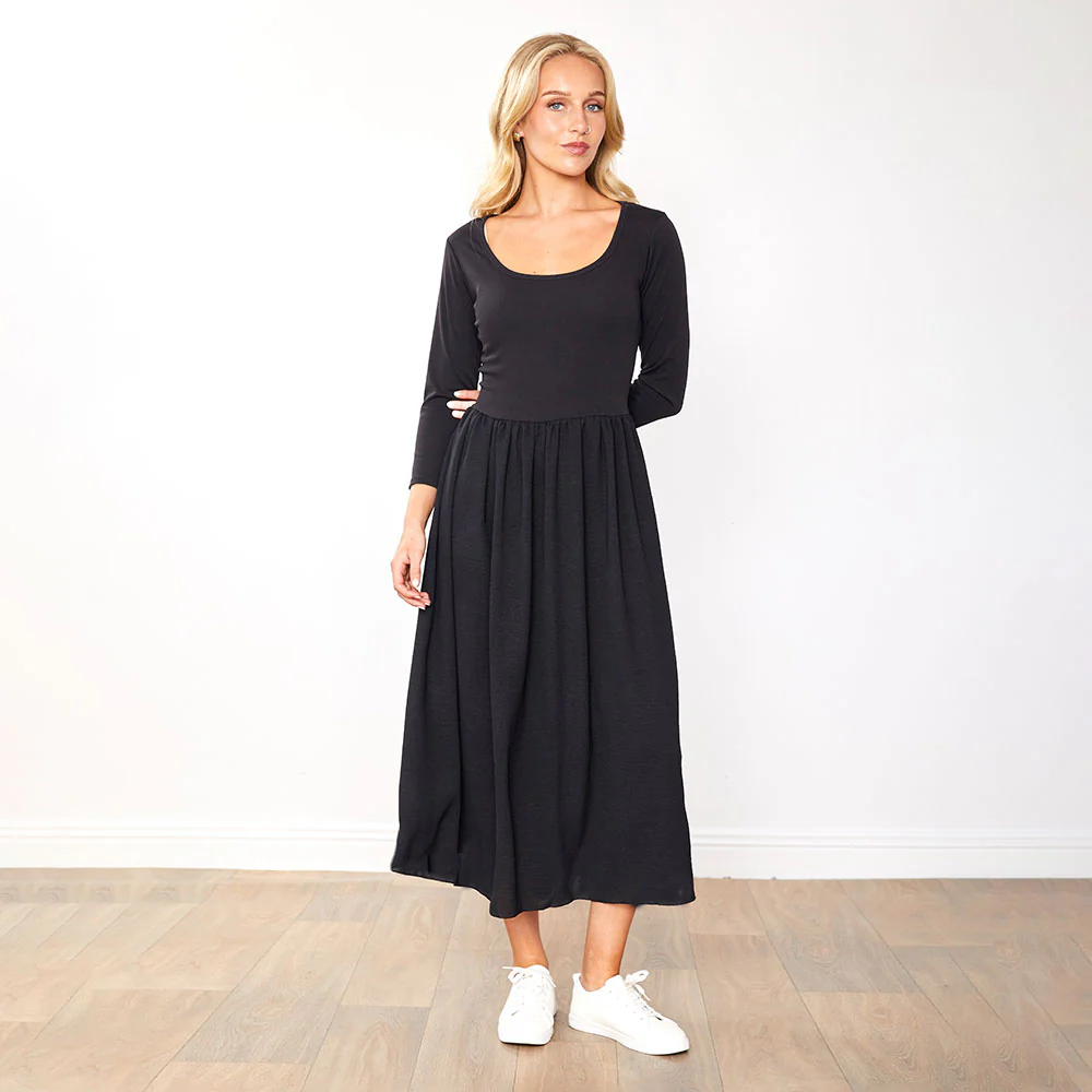 Jackie Dress (Black) - Image 4
