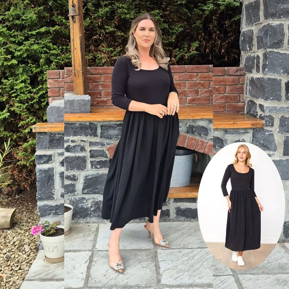 Jackie Dress (Black) - Image 5