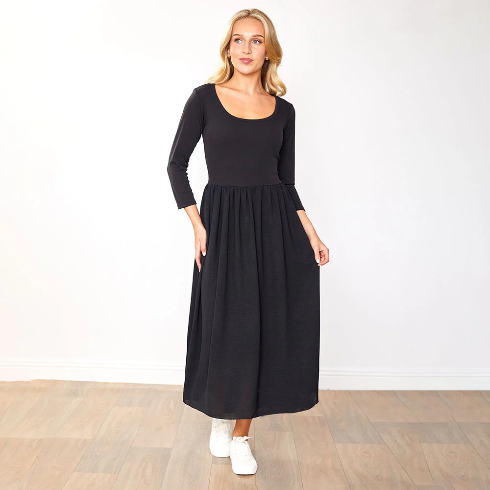 Jackie Dress (Black) - Image 7