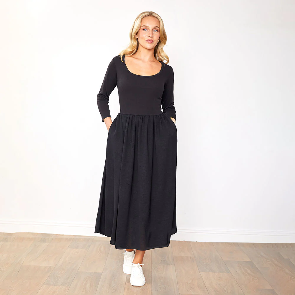 Jackie Dress (Black) - Image 8