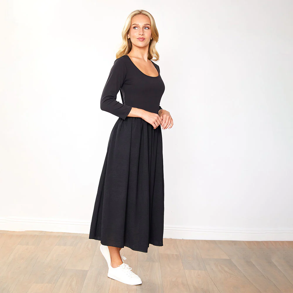 Jackie Dress (Black) - Image 9