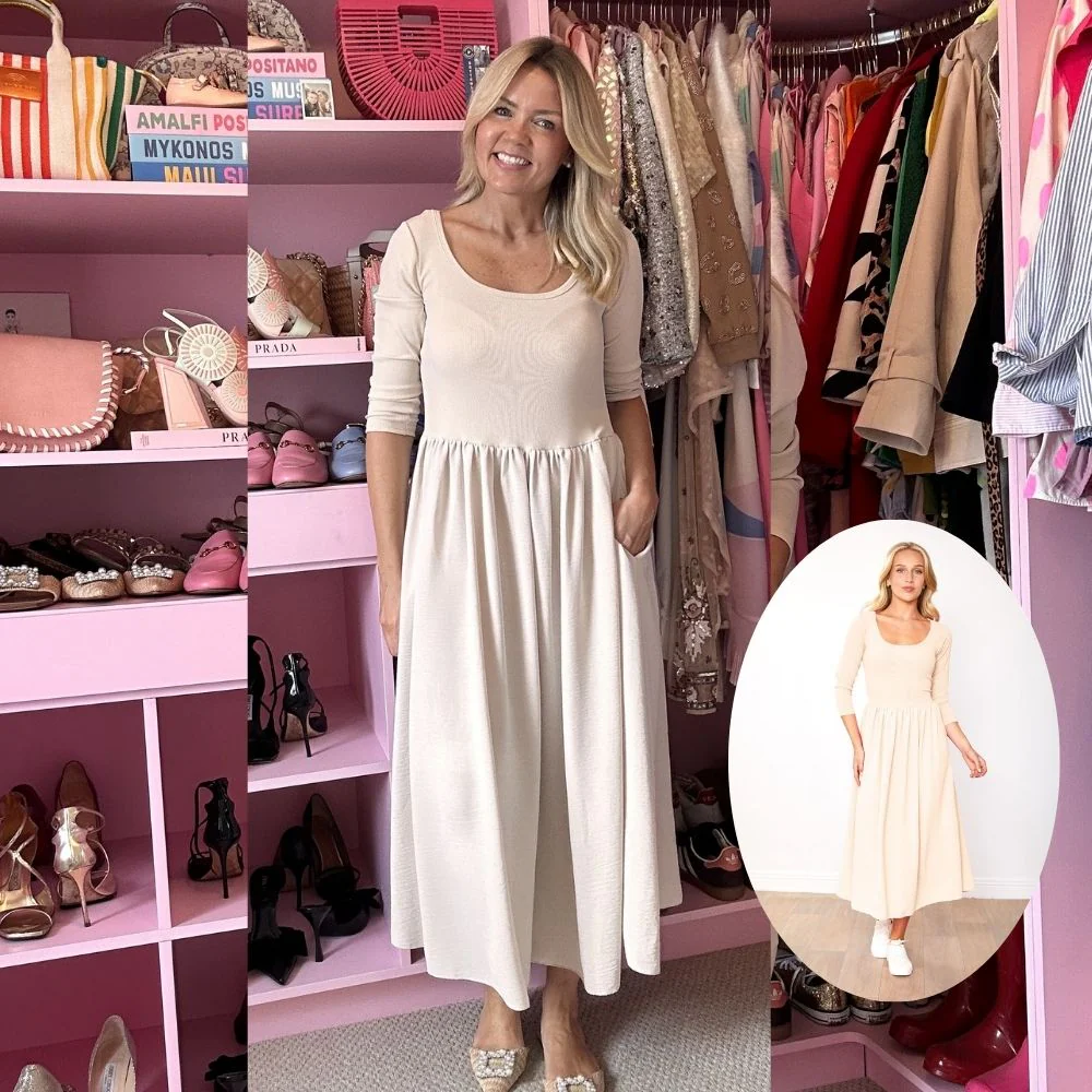 Jackie Dress (Cream) - Image 3
