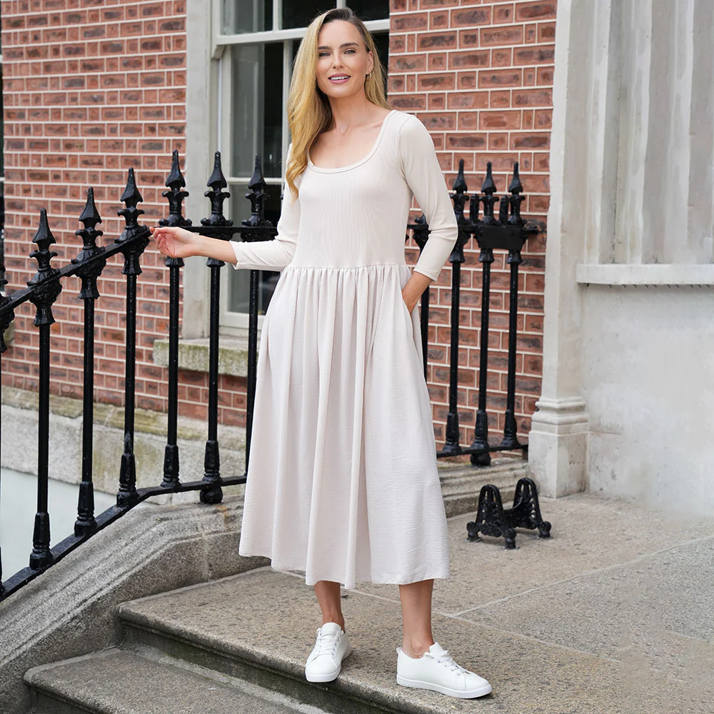 Jackie Dress (Cream) - Image 7